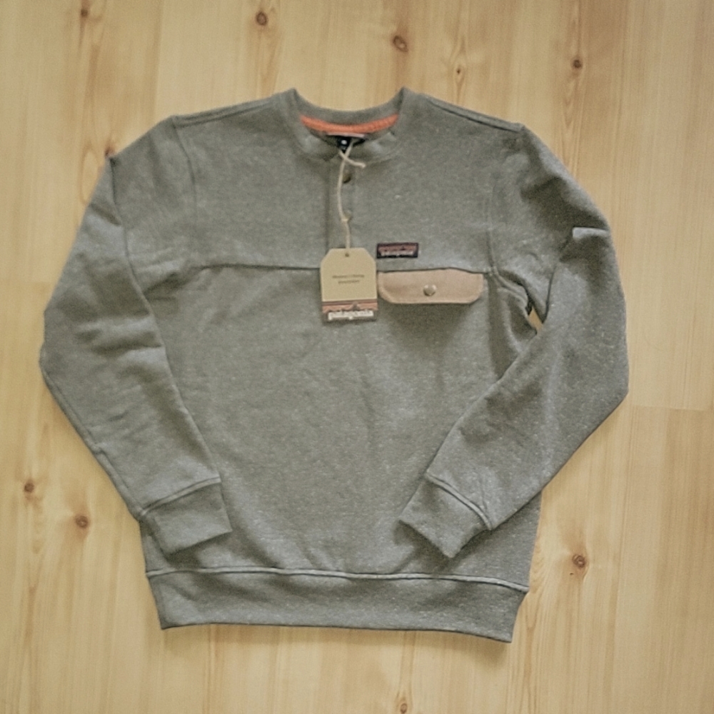 NWT Patagonia XS Women's Hemp Sweatshirt Dark Ash